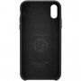 Spigen Silicone Fit cover voor iPhone XR - zwart
