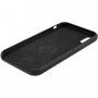 Spigen Silicone Fit cover voor iPhone XR - zwart