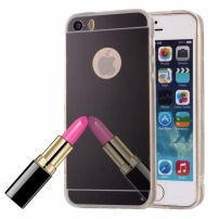 Spiegelbeschermhoes voor iPhone 5 / 5S / SE (2016) - zwart