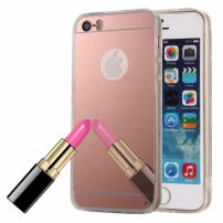 Spiegelbeschermhoes voor iPhone 5 / 5S / SE (2016) - rozig