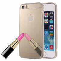 Spiegelbeschermhoes voor iPhone 5 / 5S / SE (2016) - goud