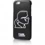 Karl Lagerfeld Hardcase Head Punk Head Punk cover voor iPhone 6 / 6S - zwart