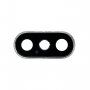 Stalen cirkelvormig frame van het achterste cameracircuit voor Apple iPhone XS Max - wit