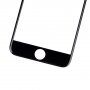 Front touch glas, inclusief OCA-lijm, cameraframes aan de voorzijde, proximiteitssensor en handsetrooster, voor iPhone 6S - zwart