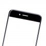 Front touch glas, inclusief OCA-lijm, cameraframes aan de voorzijde, proximiteitssensor en handsetrooster, voor iPhone 6S - zwart