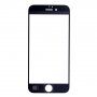 Front touch glas, inclusief OCA-lijm, cameraframes aan de voorzijde, proximiteitssensor en handsetrooster, voor iPhone 6S - wit