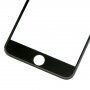 Front touch glas, inclusief OCA-lijm, cameraframes aan de voorzijde, proximiteitssensor en handsetrooster, voor iPhone 6S Plus - zwart