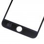 Front touch glas, inclusief OCA-lijm, cameraframes aan de voorzijde, proximiteitssensor en handsetrooster, voor iPhone 6S Plus - zwart
