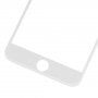 Front touch glas, inclusief OCA-lijm, cameraframes aan de voorzijde, proximiteitssensor en handsetrooster, voor iPhone 6S Plus - wit