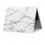 Dekking met marmeren patroon voor MacBook Air 13'' (A1932 / A2179 / A2337) - wit-grijs