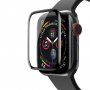 Hoco gehard glas met afgeronde rand voor Apple horloge 4 44mm