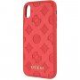 Ik denk dat Debossed Pioenroos cover voor iPhone X / XS - rood