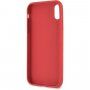 Ik denk dat Debossed Pioenroos cover voor iPhone X / XS - rood