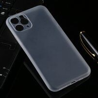 Superdunne matte hoes voor iPhone 11 Pro - doorzichtig