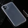 Superdunne matte hoes voor iPhone 11 - doorzichtig