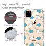 Zachte 3D-transparante 3D-afdekking voor iPhone 11 Pro - eenhoorns