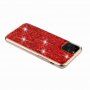 Zachte plastic hoes met glitter voor iPhone 11 Pro - rood