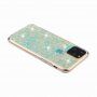 Zachte plastic hoes met glitter voor iPhone 11 Pro - groen