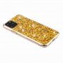 Zachte plastic hoes met glitter voor iPhone 11 Pro - goud