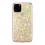 Zachte plastic hoes met glitter voor iPhone 11 Pro - gekleurd