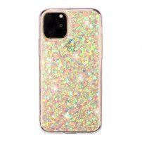 Zachte plastic hoes met glitter voor iPhone 11 Pro - gekleurd