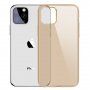 Baseus doorzichtig zacht plastic deksel voor iPhone 11 Pro - goud