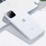 Basissilicone transparante afdekking voor iPhone 11 Pro - wit