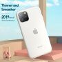 Basissilicone transparante afdekking voor iPhone 11 Pro - wit