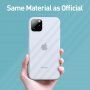Basissilicone transparante afdekking voor iPhone 11 Pro - wit