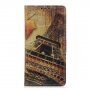 Flip Case met Stand Fall in Parijs voor iPhone 11 - bruin