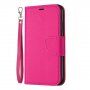 Tikethoes met lederen textuur voor iPhone 11 - fuschia