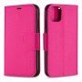 Tikethoes met lederen textuur voor iPhone 11 - fuschia