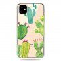 Zacht transparant deksel voor iPhone 11 - cactussen