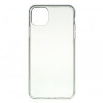 Transparante hoes van zacht plastic voor iPhone 11 - lichtgrijs