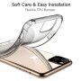 Leeu Design Transparant deksel met randbescherming voor iPhone 11 Pro - rein