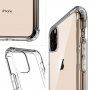 Leeu Design Transparant deksel met randbescherming voor iPhone 11 Pro - rein