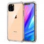 Leeu Design Transparant deksel met randbescherming voor iPhone 11 Pro - rein
