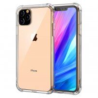 Leeu Design Transparant deksel met randbescherming voor iPhone 11 Pro - rein