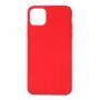 Gladde plastic hoes voor iPhone 11 - rood