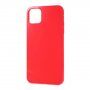Gladde plastic hoes voor iPhone 11 - rood