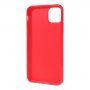 Gladde plastic hoes voor iPhone 11 - rood
