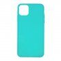 Gladde plastic hoes voor iPhone 11 - cyaan