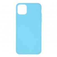 Gladde plastic hoes voor iPhone 11 - lichtblauw