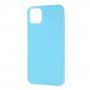 Gladde plastic hoes voor iPhone 11 - lichtblauw