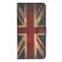 Portemonneehoes met standaard UK retro vlag voor iPhone 11 - kleurrijk