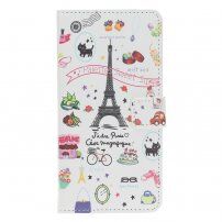 Portemonneehoes met Stand Paris voor iPhone 11 - kleurrijk