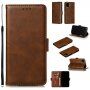 Flip Case met standaard voor iPhone 11 - koffiebruin