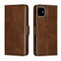 Flip Case met standaard voor iPhone 11 - koffiebruin