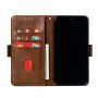 Flip Case met standaard voor iPhone 11 - koffiebruin