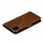 Flip Case met standaard voor iPhone 11 - koffiebruin